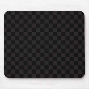 Luxury Brown/Black Checkered Mousepad