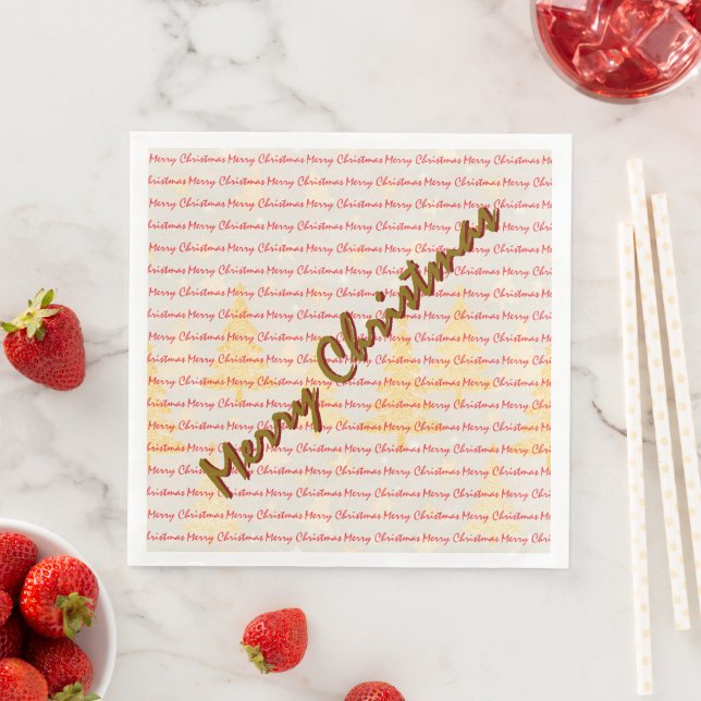 Luxury Christmas Christmas Trees Festive Serviette (Beispiel)