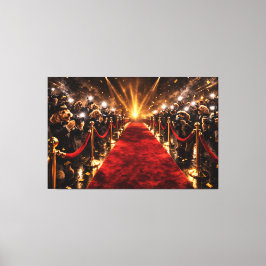 Luxury Cockapoo Red Carpet Canvas – Celebrity Dog Leinwanddruck