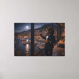Luxury Cockapoo Wall Art – Monaco Dog Canvas Leinwanddruck