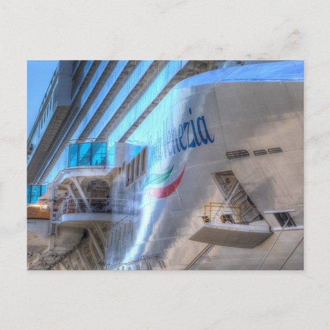 Luxury Cruise Ship Bow Postkarte (Vorderseite)