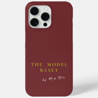 Luxury Deep Burgundy & Gold Parisian Chic iPhone 1 Case-Mate iPhone Hülle