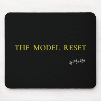 Luxury Deep Burgundy & Gold Parisian Chic Mousepad