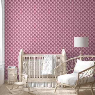 Luxury Diamond getupft gepolstert rosa Tapete