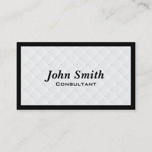 Luxury Diamond Quilt Consultant Business Card Visitenkarte