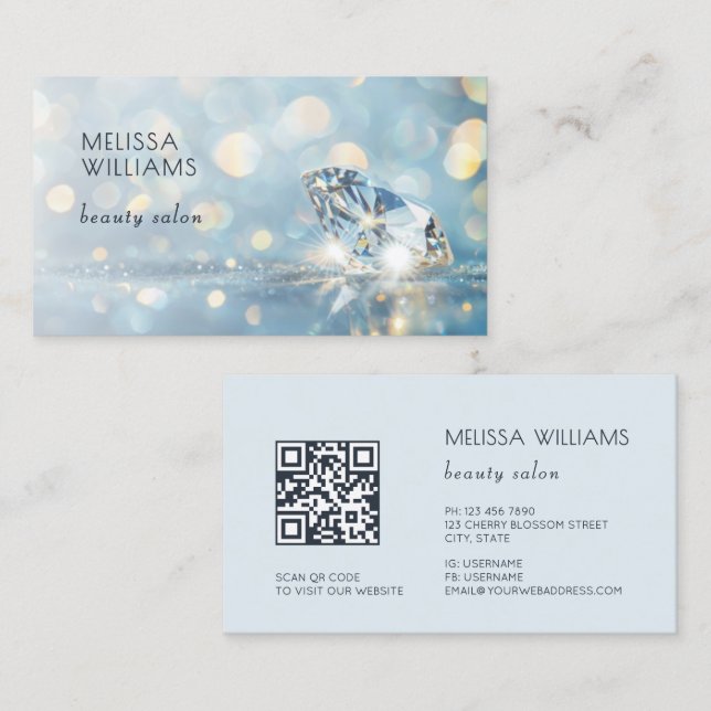 Luxury Diamonds Jeweler  Visitenkarte (Vorne/Hinten)