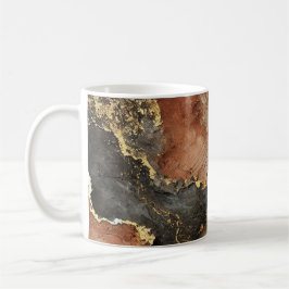 Luxury Earth & Gold Tasse - Sip in Style!