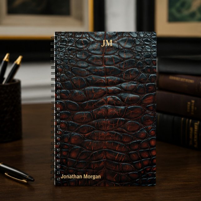 Luxury Executive Monogram Premium Leather  Notizblock (Von Creator hochgeladen)