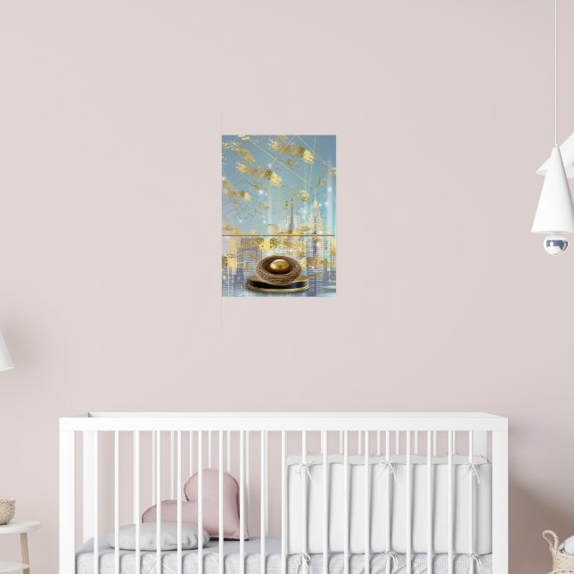  Luxury Foil Easter Card Poster (Pépinière 2)