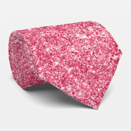 Luxury Funkelnd Magenta Berry Glitzer Krawatte