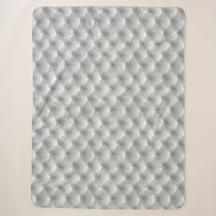 Luxury Glam Soft Gray Imitats Velvet Sherpadecke