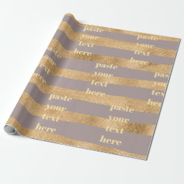 Luxury glitter stripes geschenkpapier