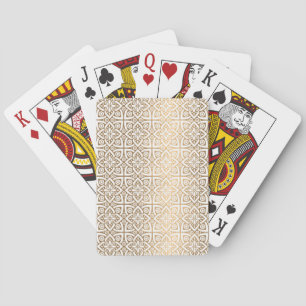 Luxury Gold Arabisch Muster Poker Cards - Elegant Spielkarten