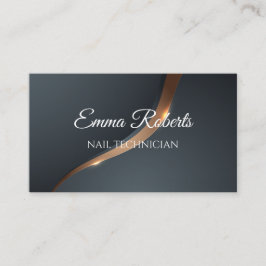 Luxury Gold Elegant Business Card | Modern Minimal Visitenkarte