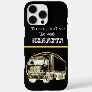 Luxury Gold Semi-Truck Image iPhone 16 Pro Max Hülle