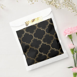 Luxury Golden Islamic Geometric Pattern Motifs Geschenktütchen