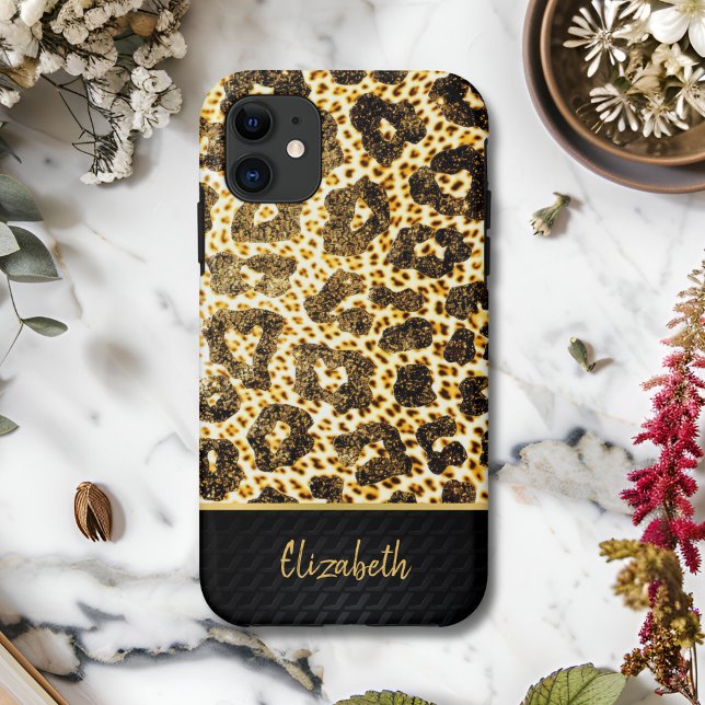 Luxury Golden Leopard Print – Stylish,Elegant  Case-Mate iPhone Hülle (Von Creator hochgeladen)