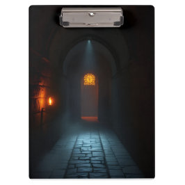 Luxury Gothic Castle Halloween Clipboard Klemmbrett
