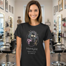 Luxury Hairstylist Beauty Salon Modern Black