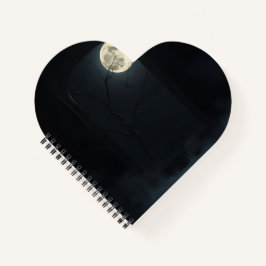 Luxury Haunted Gothic Mirror Halloween Notebook Notizbuch