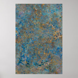 Luxury Lapis Lazuli Marble Poster