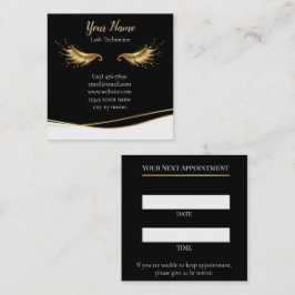 Luxury Lash Technician Appointment Card Terminkarte