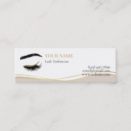 Luxury Lash Technician Thank you Card Treuekarte
