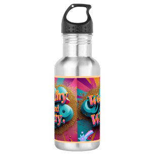 "Luxury Lifestyle Jokes" Edelstahlflasche