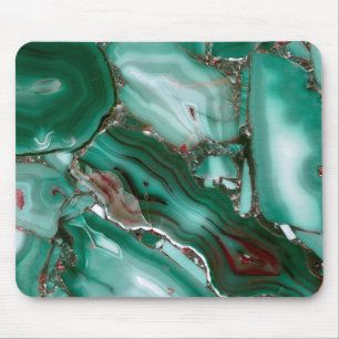 Luxury Malachite Gemstone Agate Marble Mousepad