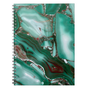 Luxury Malachite Gemstone Agate Marble Notizblock