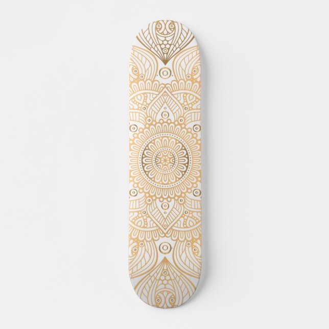 Luxury Mandala 34 Skateboard (Vorne)