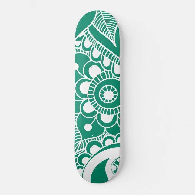 Luxury Mandala 48 Skateboard (Vorderseite)