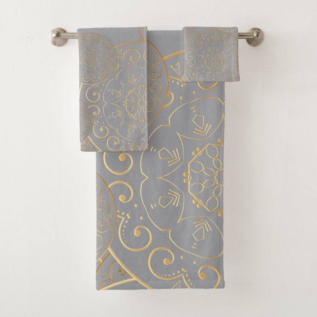 Luxury Mandala 49 Badhandtuch Set (Insitu)