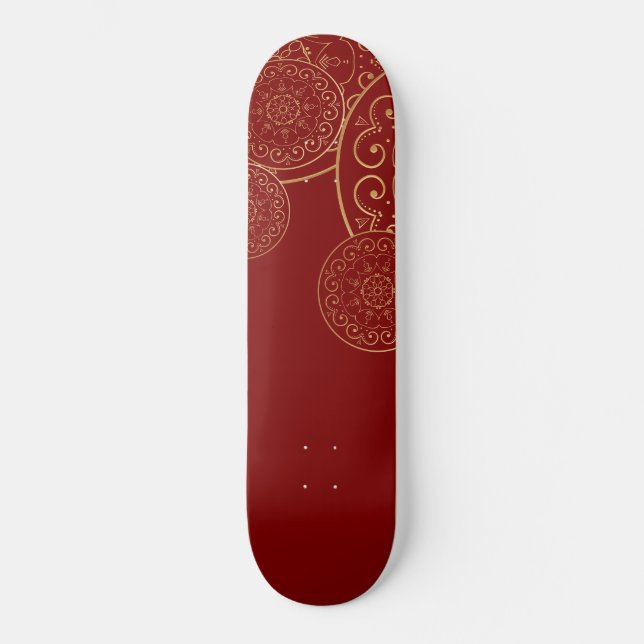 Luxury Mandala 50 Skateboard (Vorderseite)