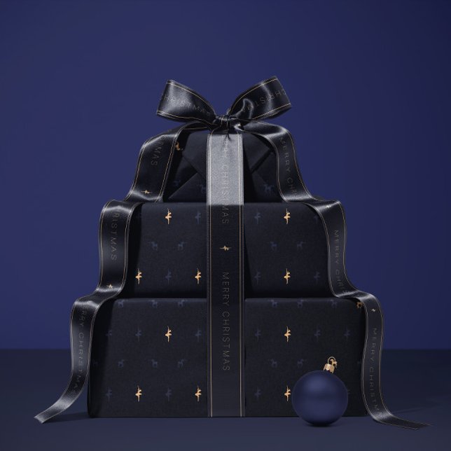 Luxury navy blue wrapping paper geschenkpapier (Von Creator hochgeladen)