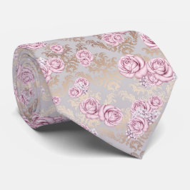 Luxury Rose Pattern Wrapping Paper Krawatte