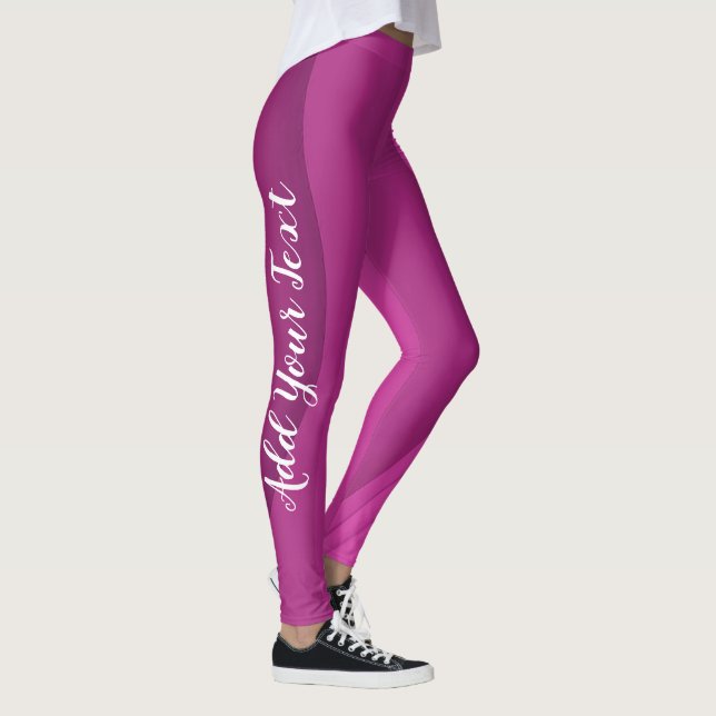 Luxury Soft Pink Wave Leggings (Rechts)