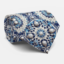 Luxury Statement Moroccan Diamond Neck Tie Krawatte