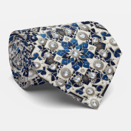 Luxury Statement Moroccan Diamond Neck Tie Krawatte