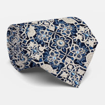 Luxury Statement Moroccan Diamond Neck Tie
