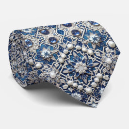 Luxury Statement Moroccan Diamond Neck Tie Krawatte