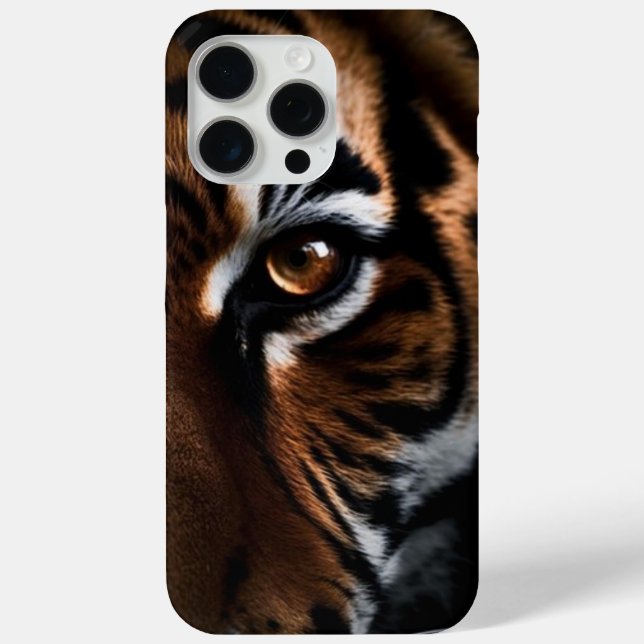 "Luxury Tiger Eye iPhone 15 Pro Max Fall - Case-Mate iPhone Hülle (Rückseite)