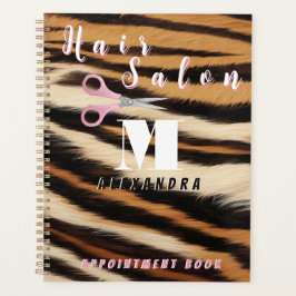 Luxury Tiger Skin Faux Fur Hair Salon Planer