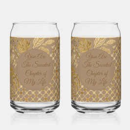 Luxury,Valentine's Day,Gold Flowers,Pixels Pattern Dosenglas