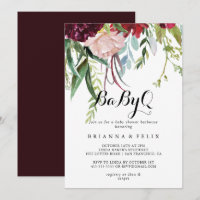 Luxury Whimsical Boho BabyQ Baby Shower Barbecue