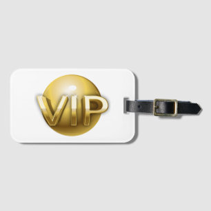 Luxus 3D Gold VIP Emblem Gepäckanhänger