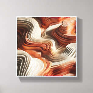 Luxus-3D-Marmor-Topographie-Kunst - Abstrakte Flüs Leinwanddruck
