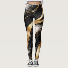 Luxus-Abstrakt-Marmor-Leggings Leggings