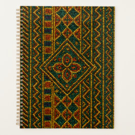 Luxus-Afrika-Kalender-Planer Perlen-Kente  Planer