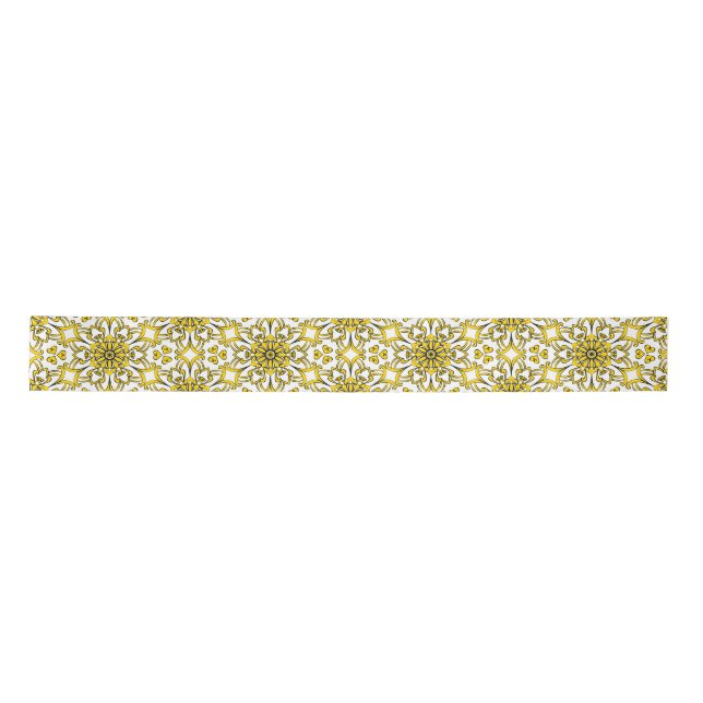 Luxus Arabeske-Design Satinband (Vorderseite)